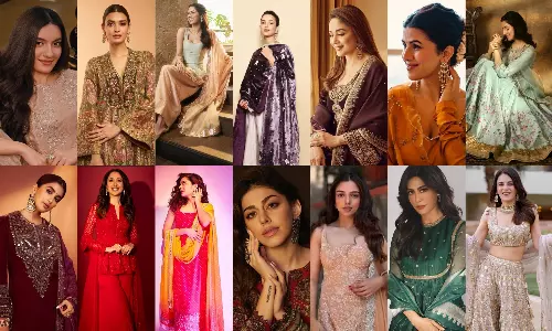 Madhuri Dixit, Diana Penty to Triptii Dimri: Opt for Mirror-Work, Embellishments, and All Things Glamour This Eid