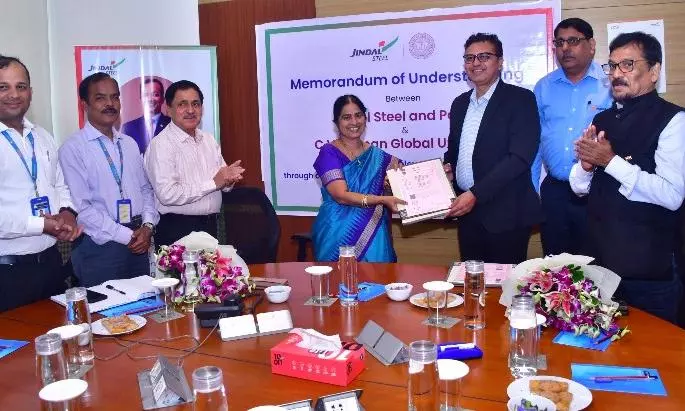 JSP signs MoU with CV Raman Global University to enhance workforce skills JSP signs MoU with CV Raman Global University to enhance workforce skills