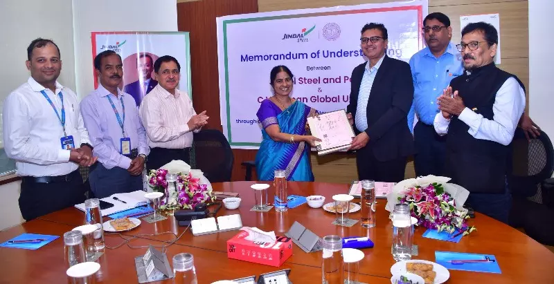JSP signs MoU with CV Raman Global University to enhance workforce skills JSP signs MoU with CV Raman Global University to enhance workforce skills