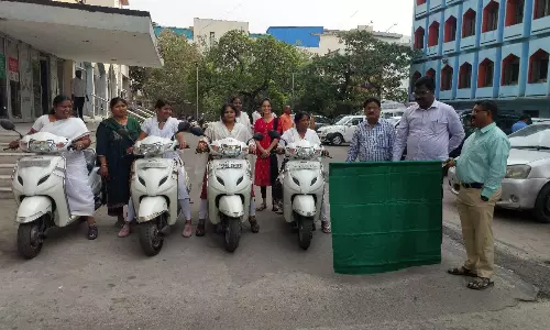 Immunisation: Four two-wheelers given to ANMs to reach high-risk and hard-to-access areas in Hyderabad