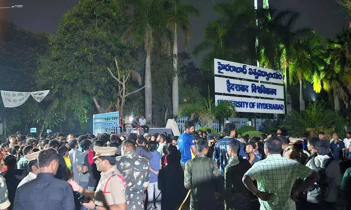 Protests at UoH campus take ugly turn