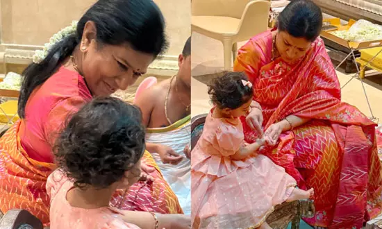 Klin Kaara’s First Ugadi Celebration Klin Kaara’s First Ugadi Celebration