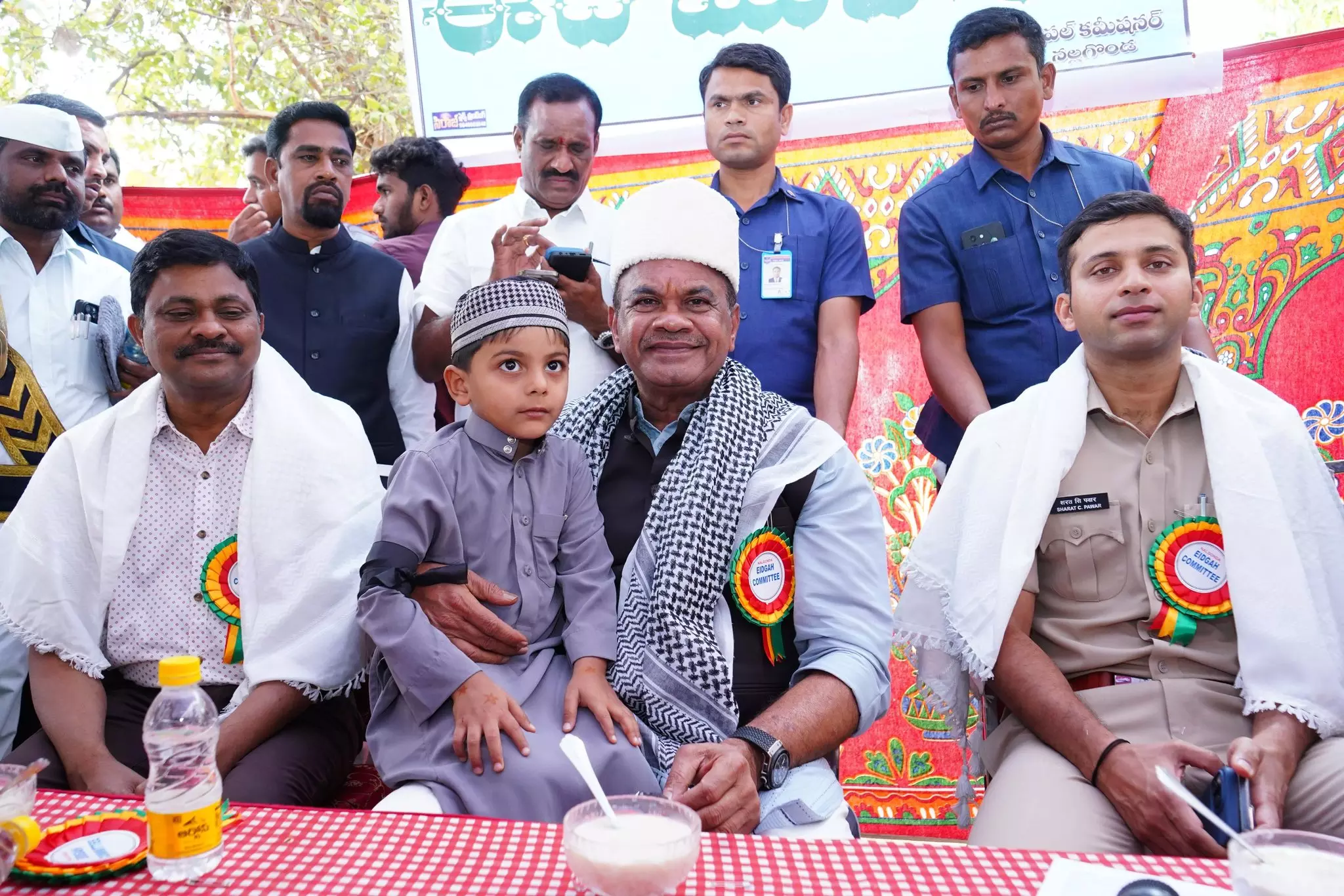 Komatireddy Venkat Reddy joins Eid-ul-Fitr celebrations, pledges support for Muslim community