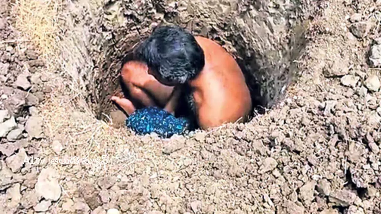 Man Attempts to Bury Himself Alive in Prakasam