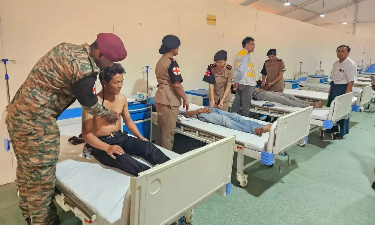India sets up 200-bed hospital in Mandalay India sets up 200-bed hospital in Mandalay