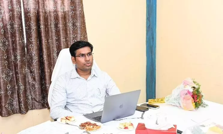 Authorities Putting Water Troughs for Animals in Tirupati District