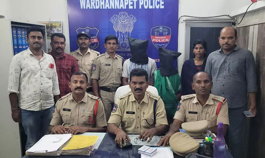 32.7 kg of ganja seized, 2 peddlers held in Warangal