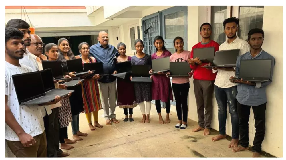 Two Decades of Change: Lohia Thinkers Forum Empowers Rural Karnataka with Laptops Two Decades of Change: Lohia Thinkers Forum Empowers Rural Karnataka with Laptops