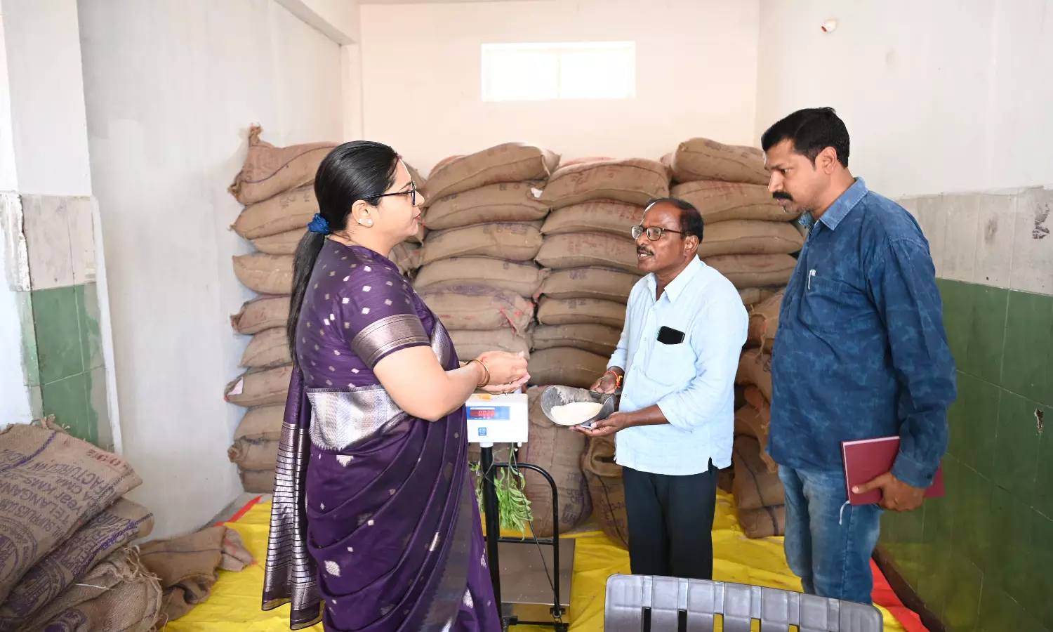 Officials crack down on illegal diversion of fine rice in Nirmal