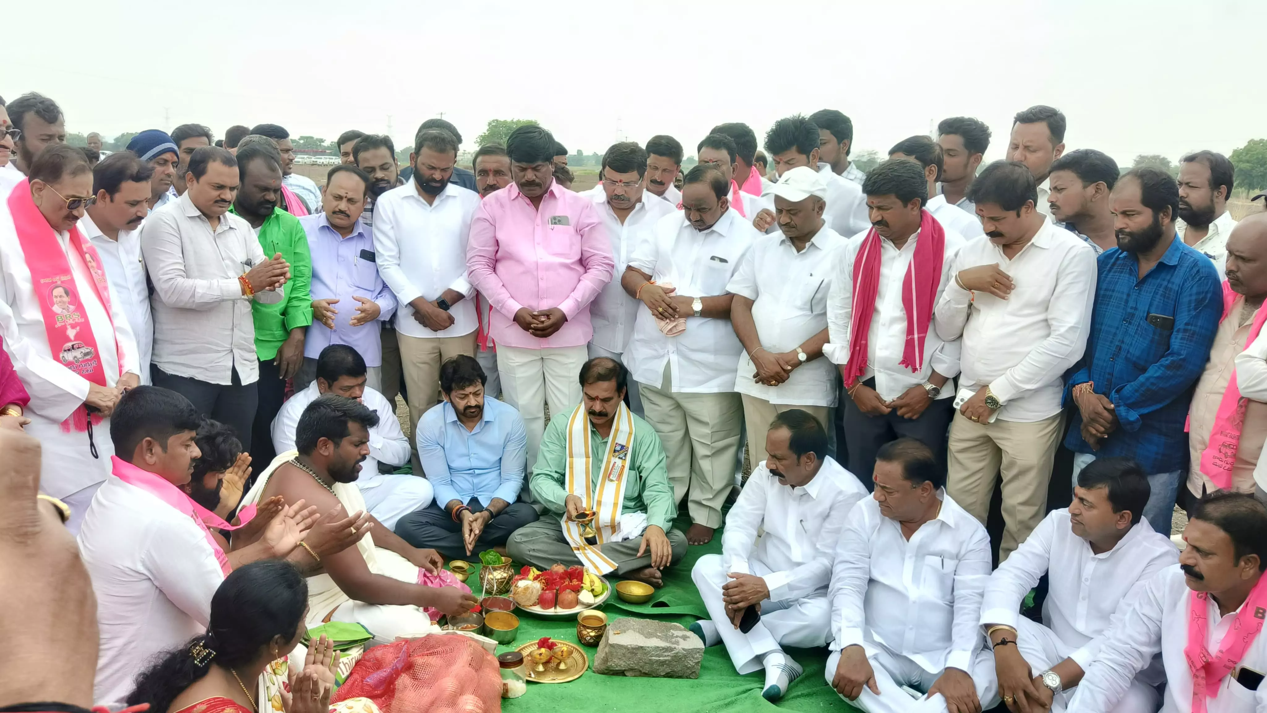 BRS launches 25th anniversary fete with Ankurarpana in Warangal