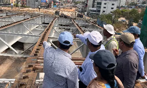 Shilpa Layout Flyover Construction to Be Completed by May 15