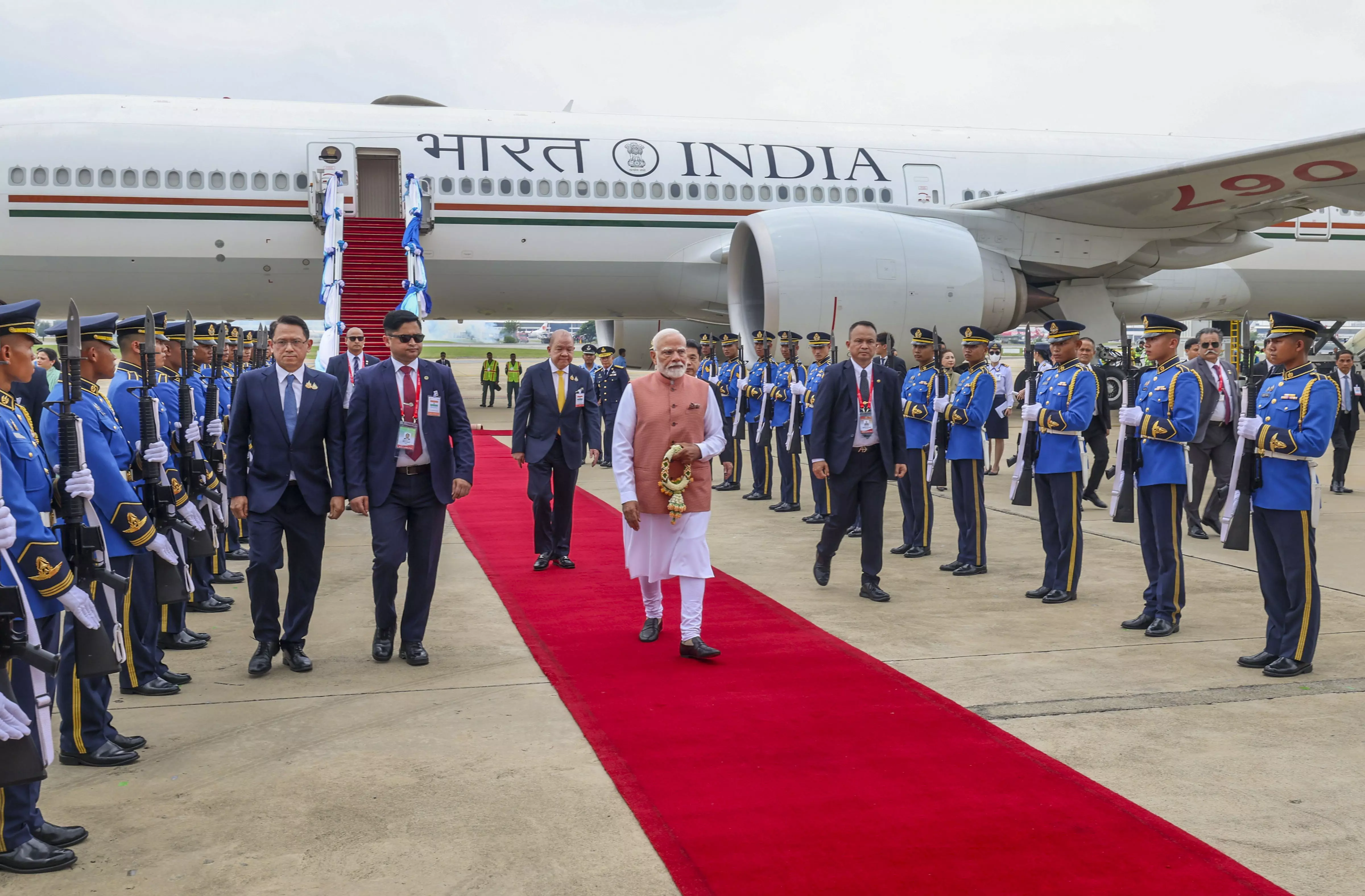 Prime Minister Narendra Modi arrives in Thailand to attend BIMSTEC summit