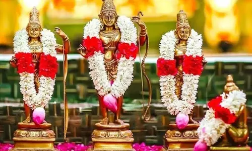 Ramanavami at Jagadamba Junction in Vizag on Sunday