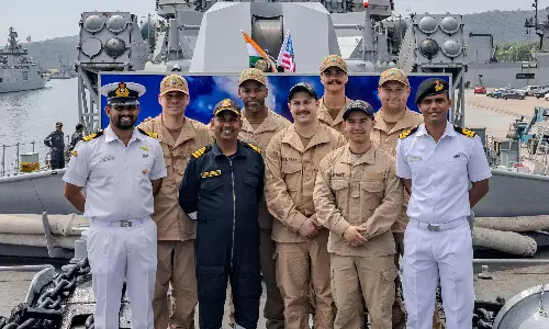 India, US Conduct Joint Naval Exercise Off Vizag Coast