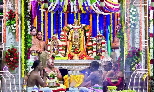 Sri Rama Navami utsavalu kicks off at Vontimitta Temple