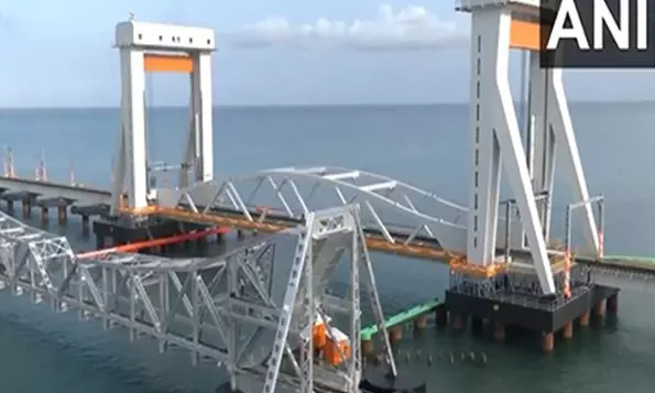 PM Modi Inaugurates Pamban Sea Bridge, Enhancing Rameswaram Connectivity