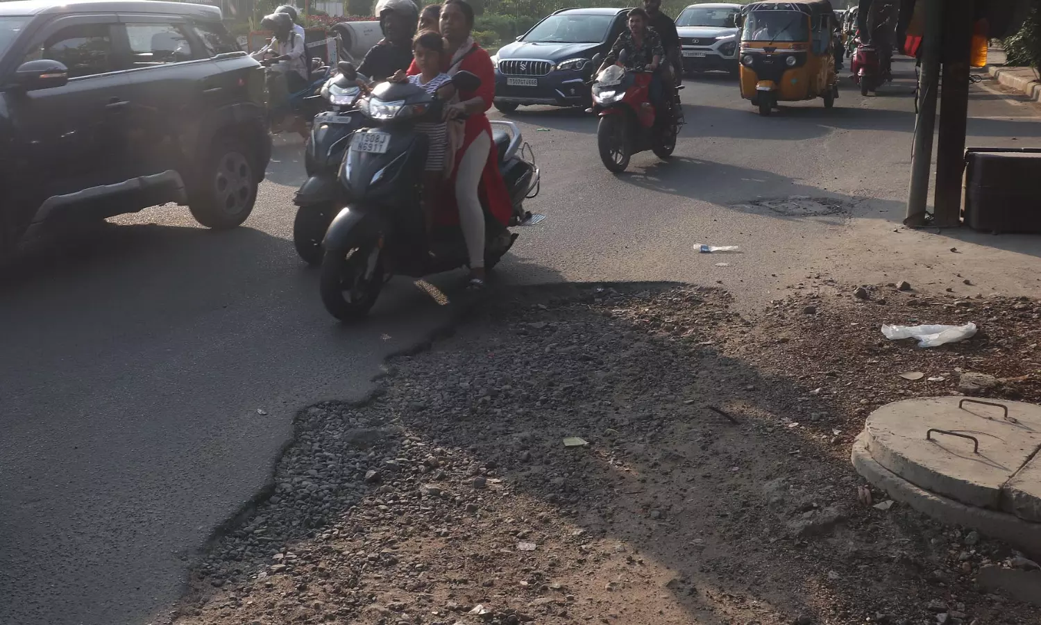 Delay in road restoration causes traffic woes