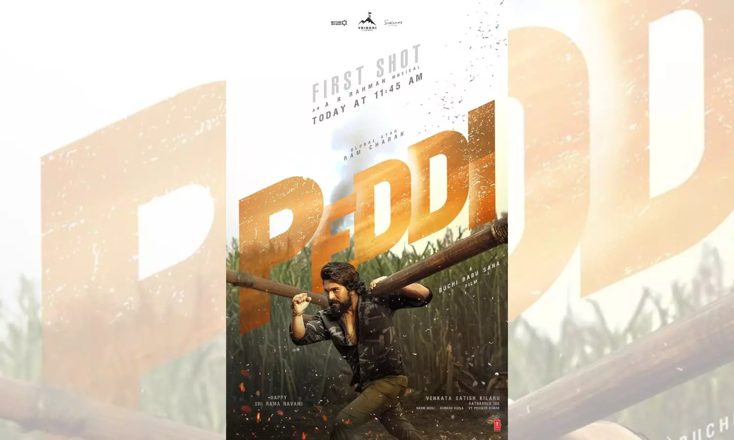 Ram Charan Knocks Peddi First Shot Out of The Park Ram Charan Knocks Peddi First Shot Out of The Park