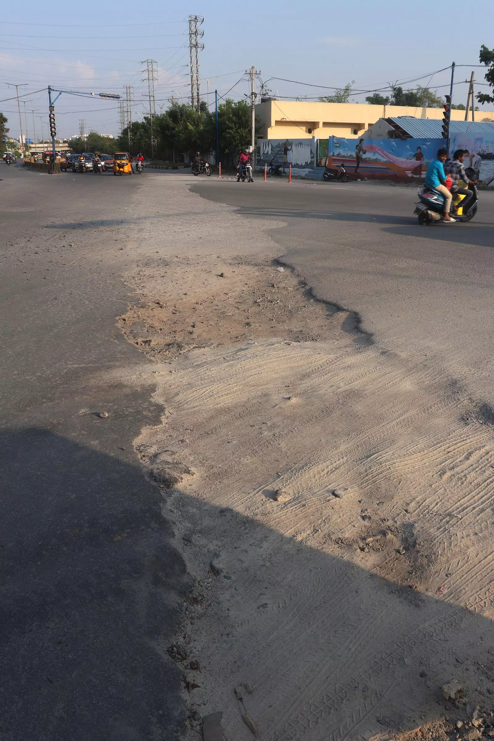 Delay in road restoration causes traffic woes