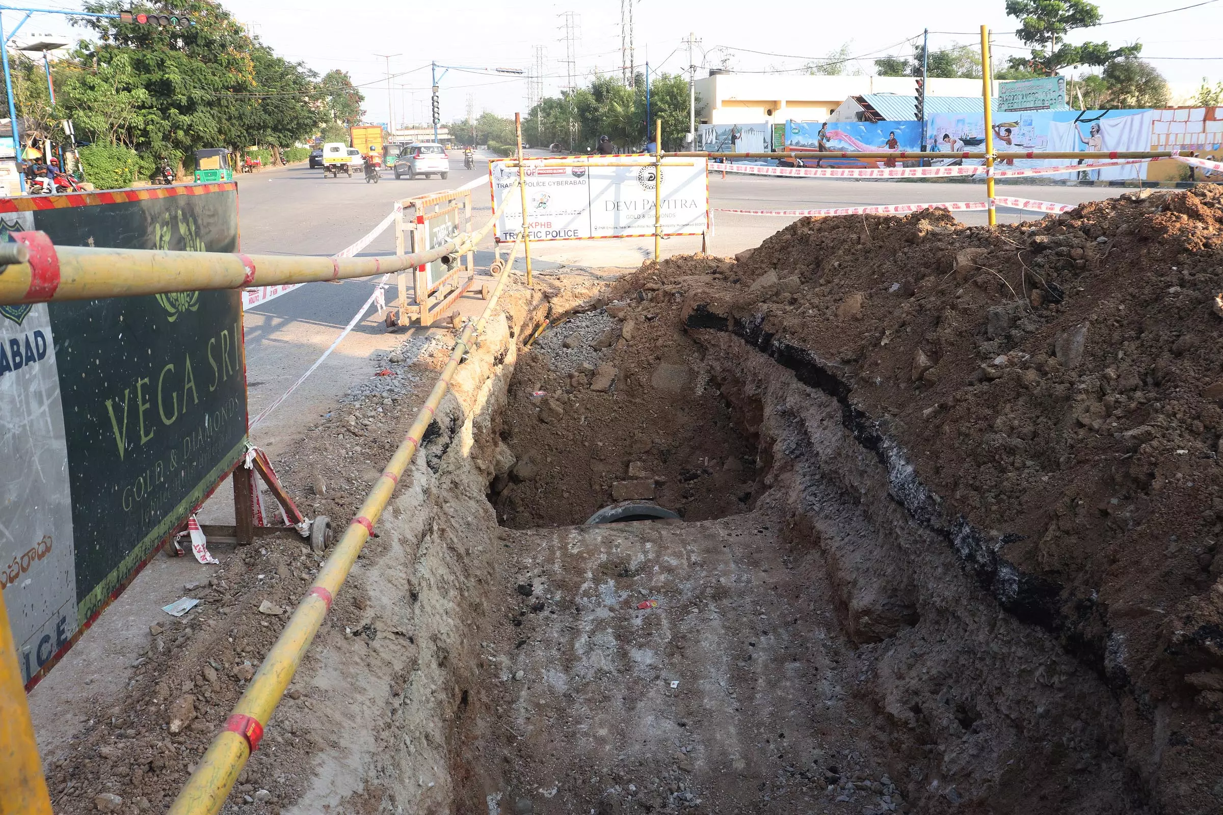 Delay in road restoration causes traffic woes