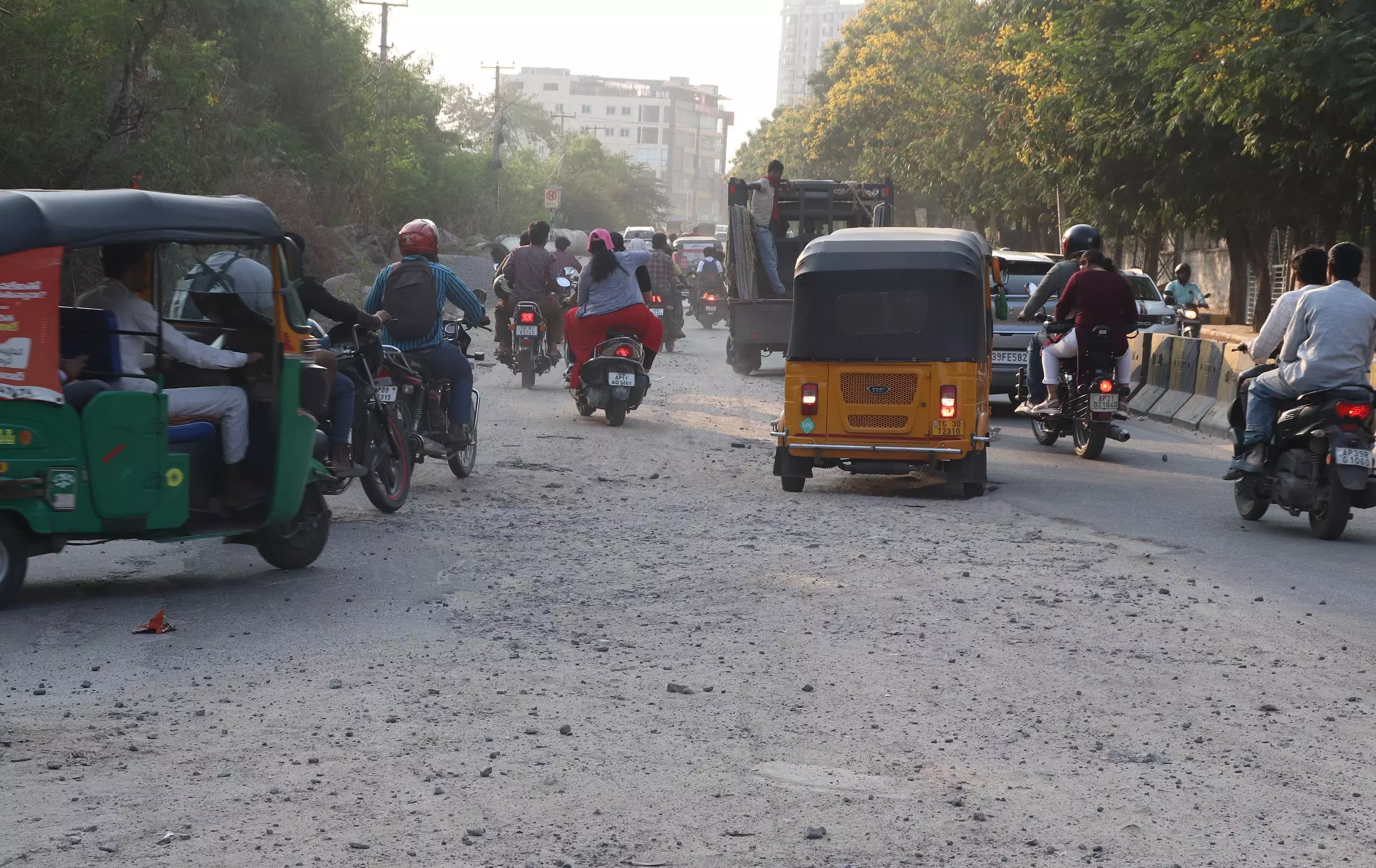 Delay in road restoration causes traffic woes