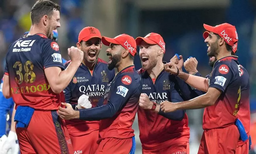 RCB beat Mumbai Indians by 12 runs RCB beat Mumbai Indians by 12 runs