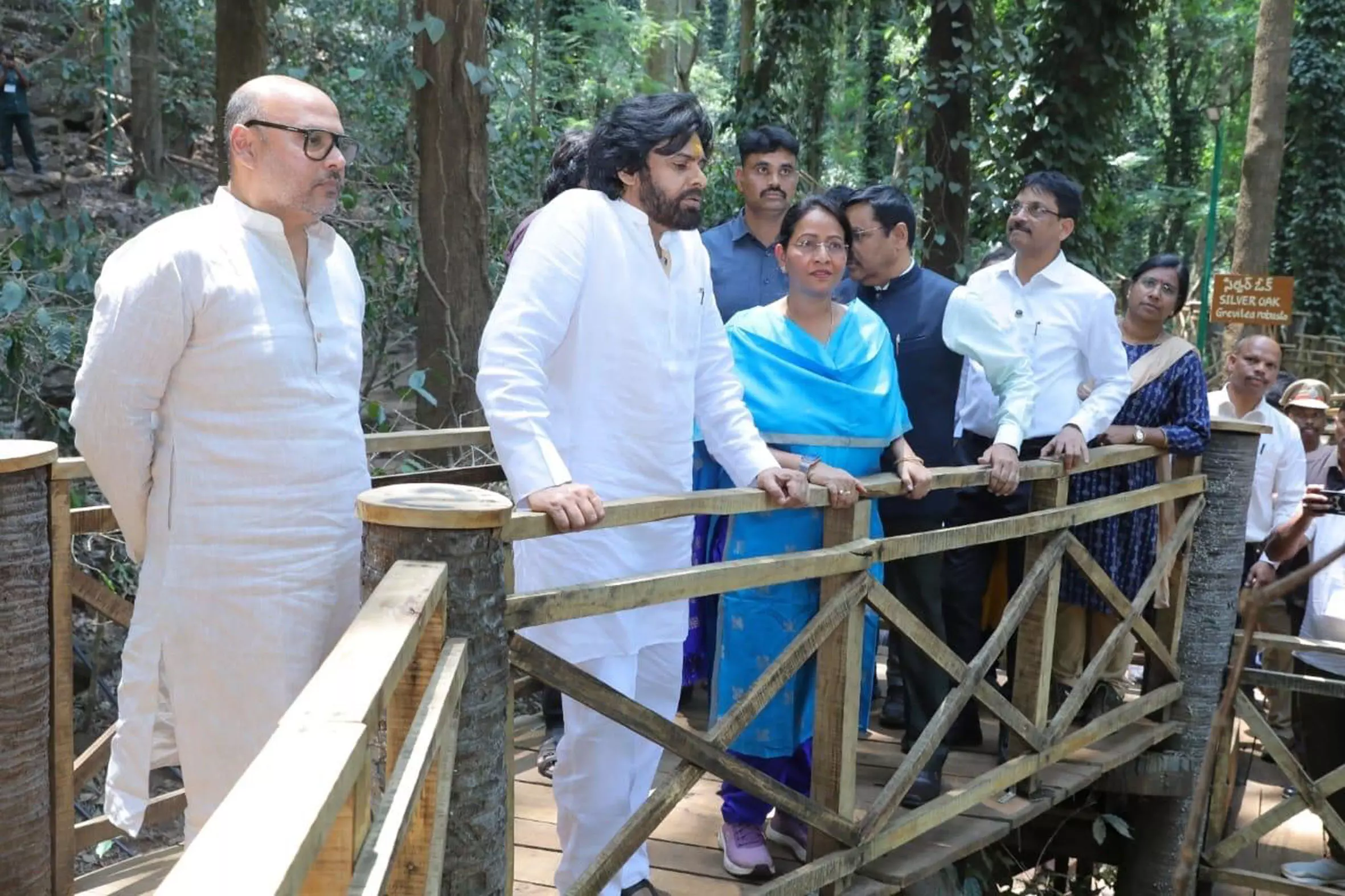 Deputy CM Pawan Kalyan Open Wooden Bridge as Part of Ecotourism in Araku
