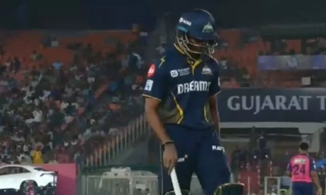 Sudharsan sizzles as Titans crush RR by 58 runs Sudharsan sizzles as Titans crush RR by 58 runs
