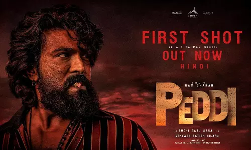 Ram Charans Starrer Peddi First Shot Glimpse Soars Past 36.5 Million Views Within 24 Hours