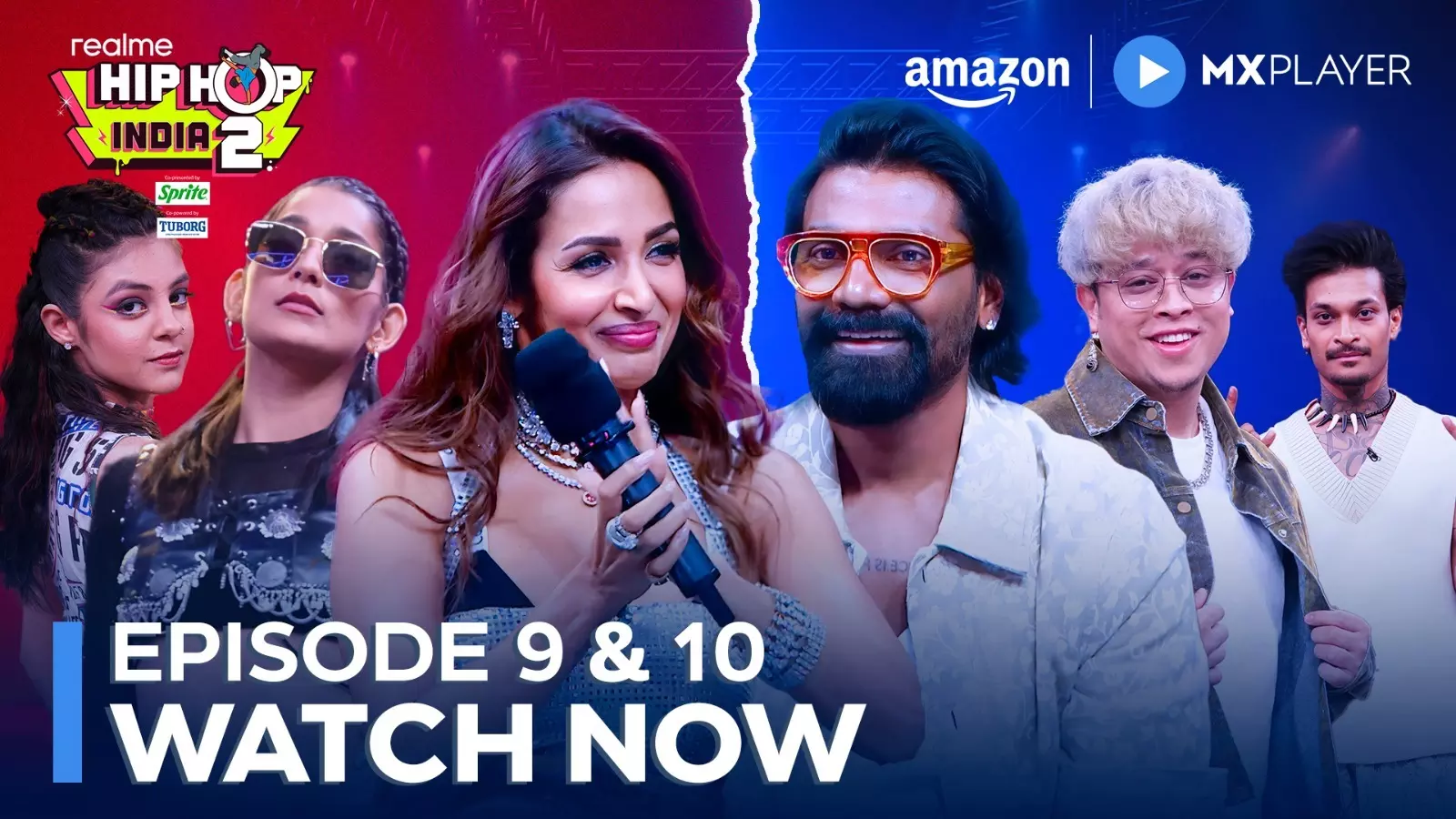 Remo D’Souza VS Malaika Arora: Witness an Epic Showdown in Realme Hip Hop India S2, exclusively on Amazon MX Player!