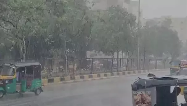Summer showers in Hyderabad Summer showers in Hyderabad