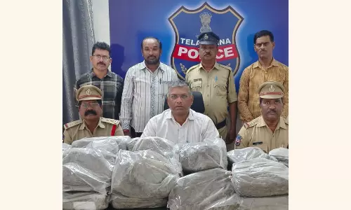 Surprise checks lead to recovery of 52 kgs ganja at Secunderabad railway station