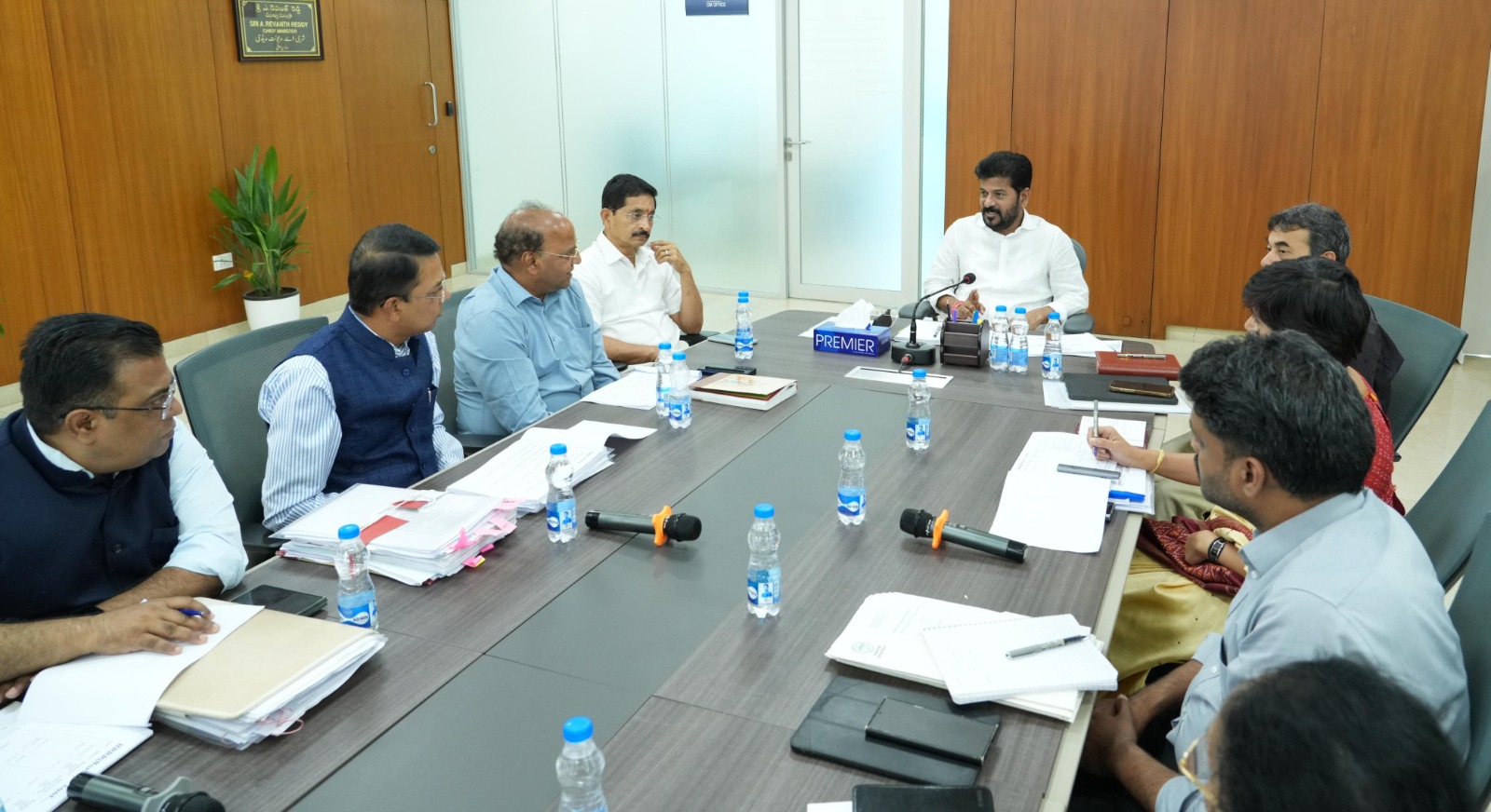 Revanth Reddy asks officials to expedite Musi river development works
