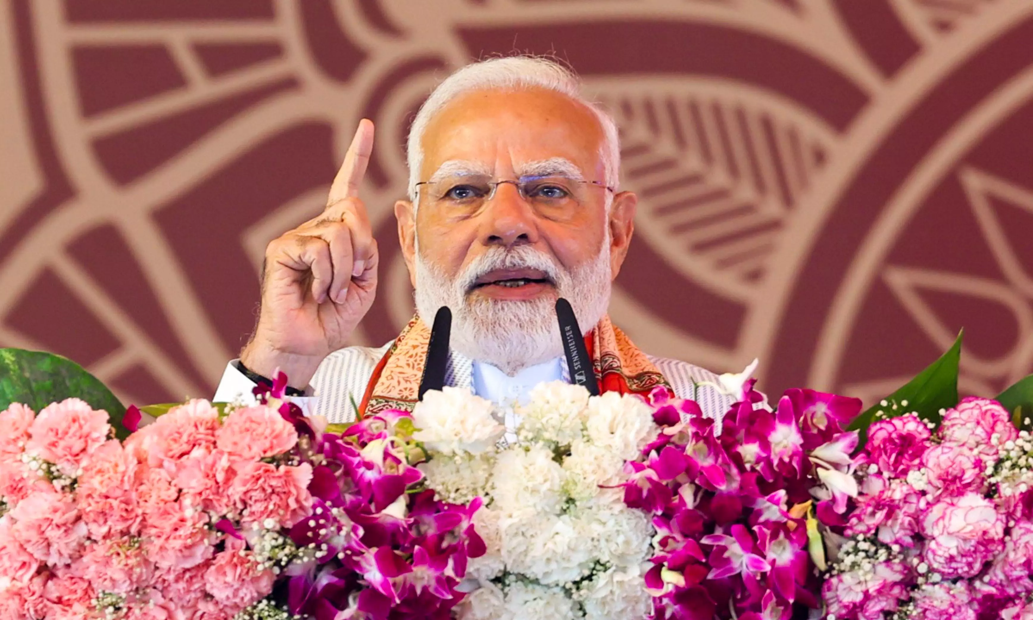 PM Modi lays stone  for 44 projects worth Rs 3,880 crore in  Varanasi