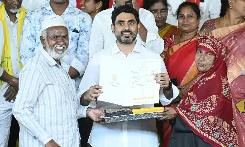 Free land title registration in Mangalagiri from next week: Lokesh