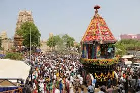 Grand Rathotsavam held at Vontimitta