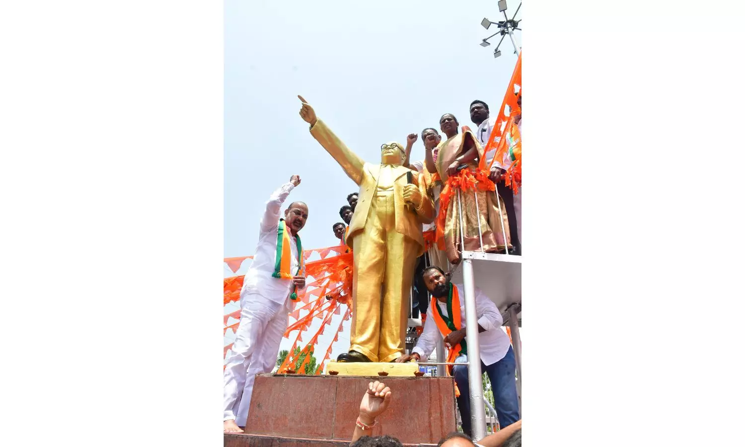 Bandi slams Cong. for disrespecting Ambedkar