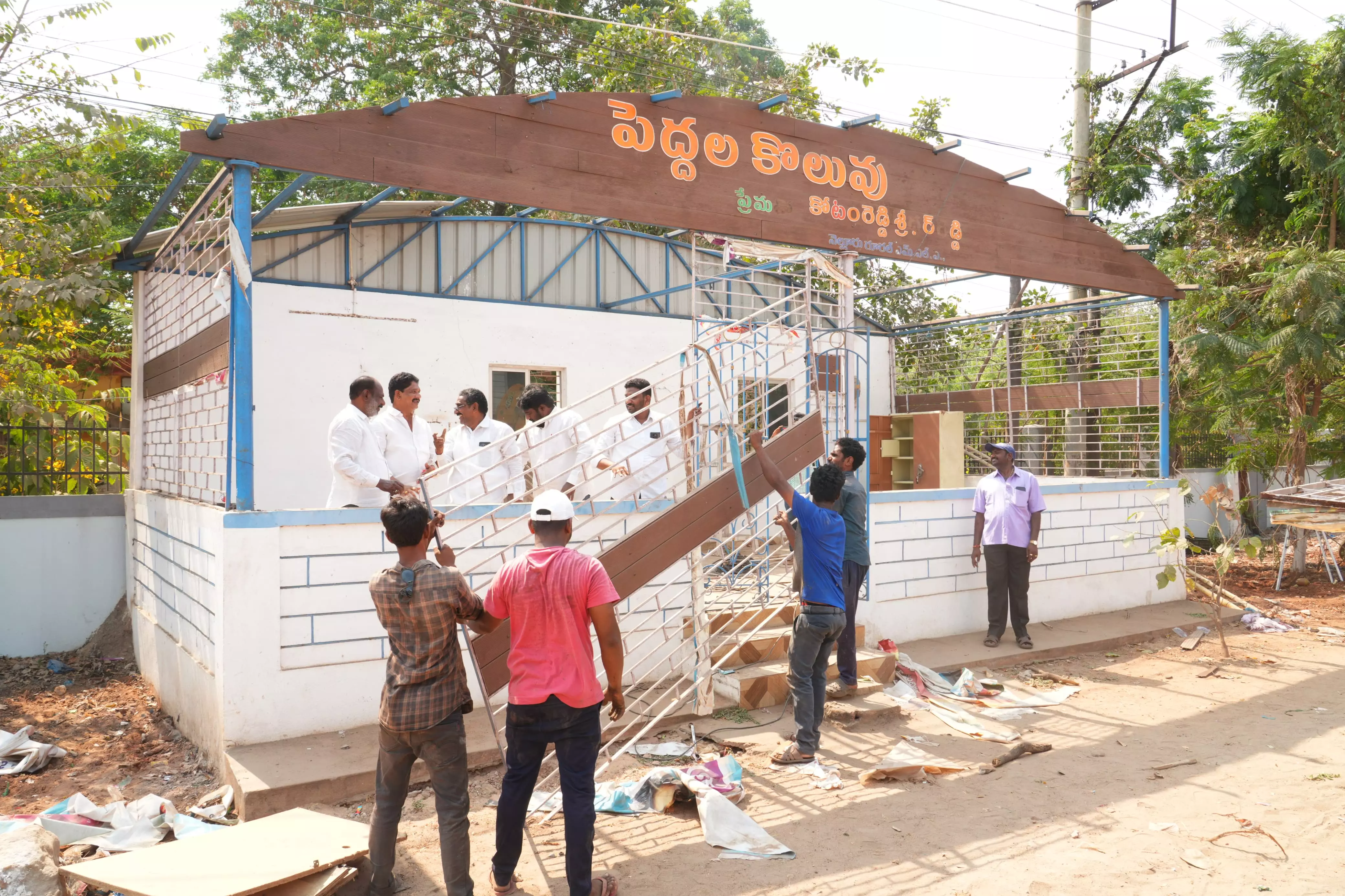 Encroachment Clearance Begins After 3 Decades to Widen Podalakur Road in Nellore