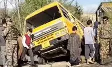 Two Students Killed, 21 Injured As College Bus Overturns In J-Ks Kupwara
