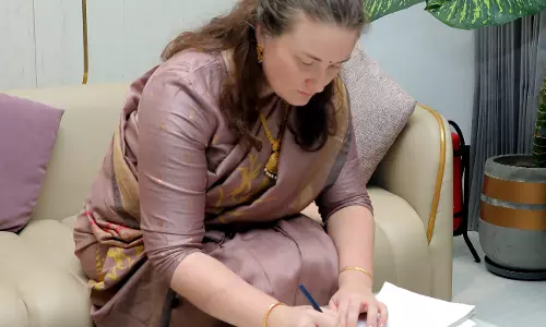 Pawan Kalyan’s wife Anna tonsures head at Tirumala after Mark Shankar returns