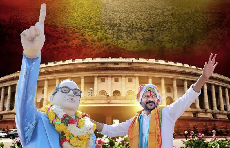 Telangana Guv, CM, Union Ministers Pay Tributes To BR Ambedkar Telangana Guv, CM, Union Ministers Pay Tributes To BR Ambedkar