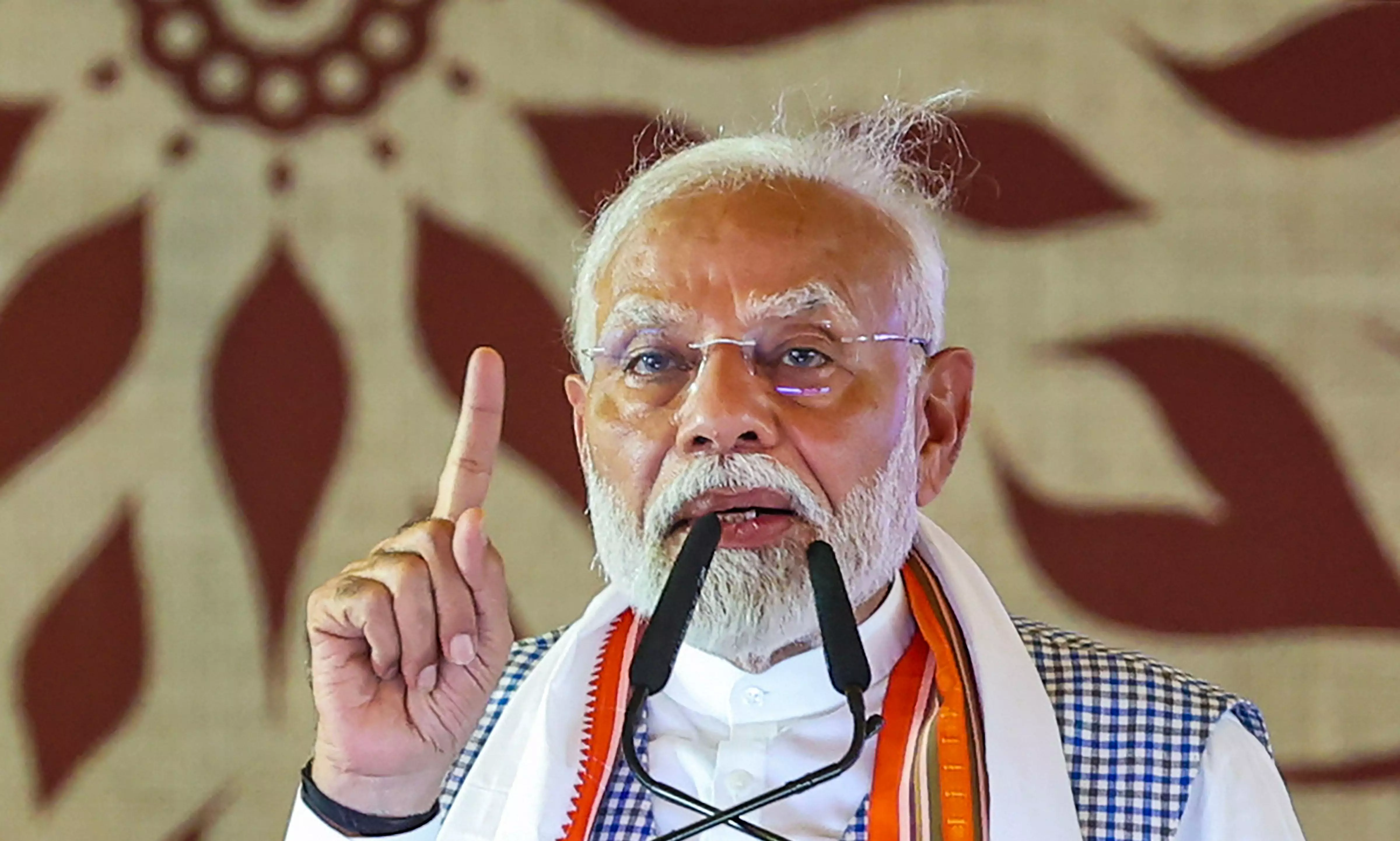 Congress made SCs, STs 2nd class citizens: PM Congress made SCs, STs 2nd class citizens: PM