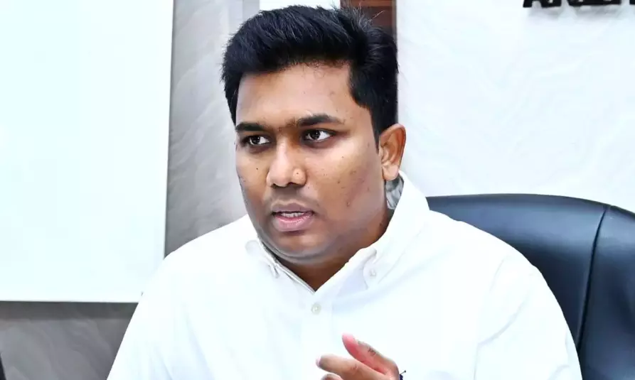 Kakinada collector inspects hostel construction