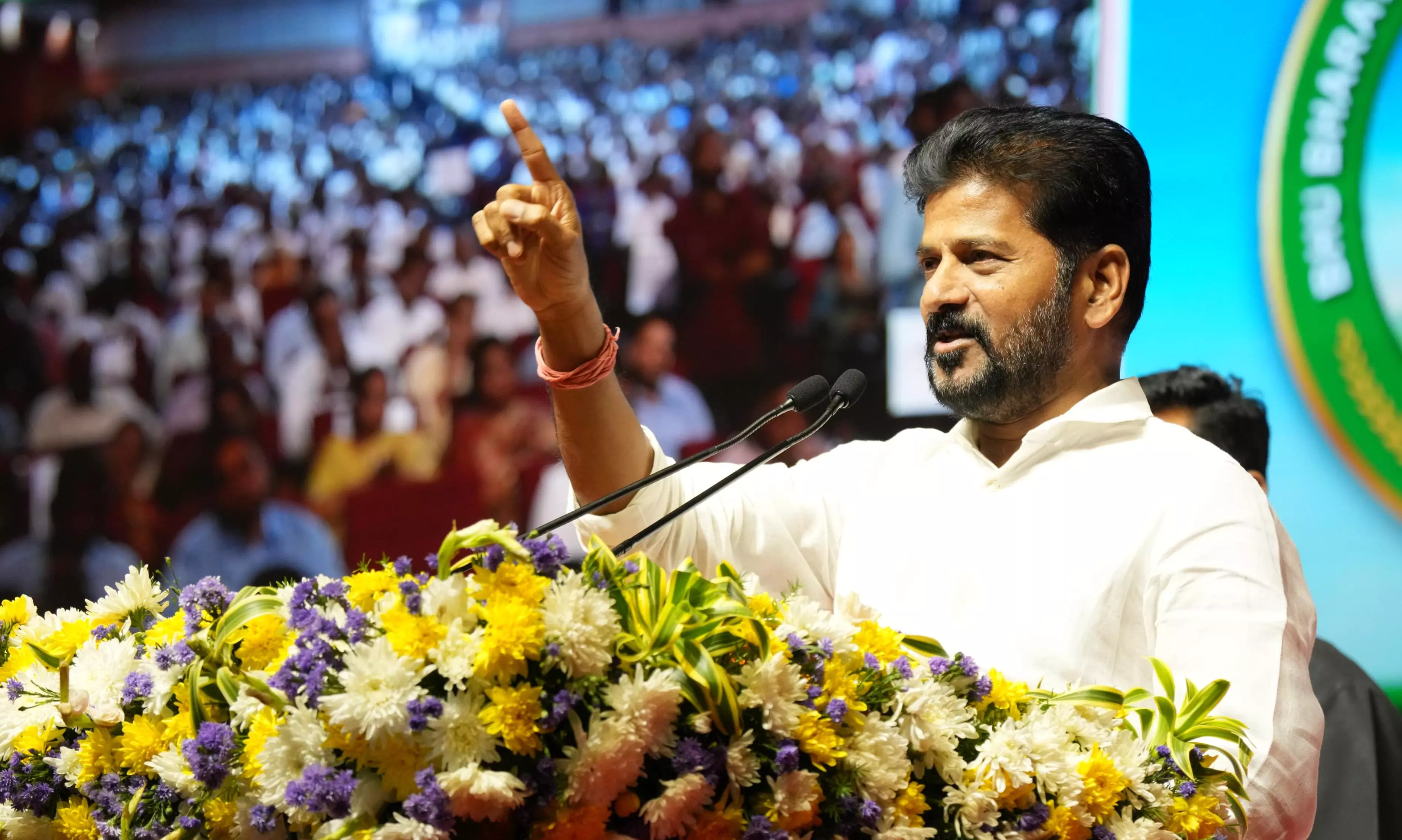 Revanth Vows to Make Telangana Land Dispute-free State Revanth Vows to Make Telangana Land Dispute-free State