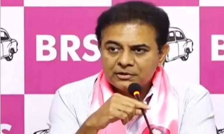 KTR Seeks Apology From Congress Leaders KTR Seeks Apology From Congress Leaders