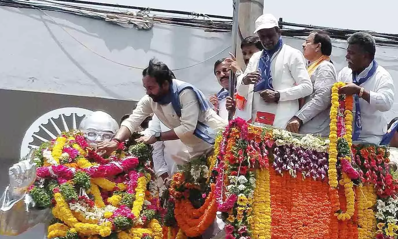 Congress betrayed Ambedkars ideals: Kishan Reddy