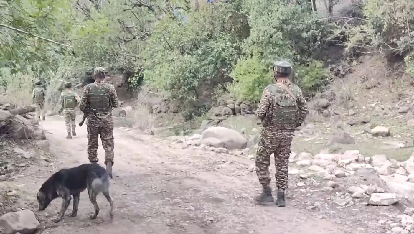 Terrorists, Security Forces Exchange Fire In J-Ks Poonch Terrorists, Security Forces Exchange Fire In J-Ks Poonch
