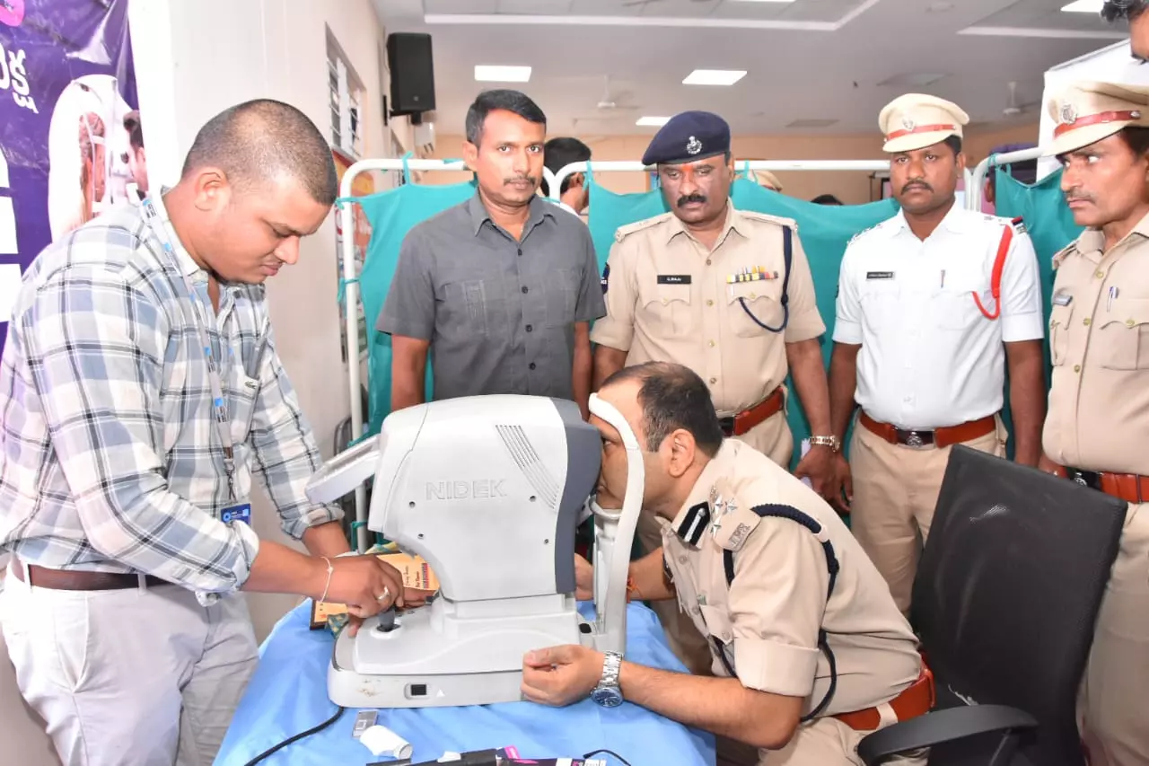 Ramagundam Top Cop Launches Free Health Camp for Police Force Ramagundam Top Cop Launches Free Health Camp for Police Force