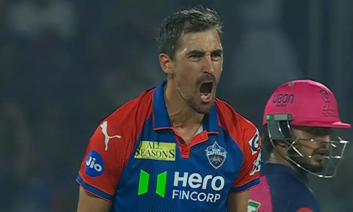 Steely Starc takes DC to Super Over win against RR Steely Starc takes DC to Super Over win against RR