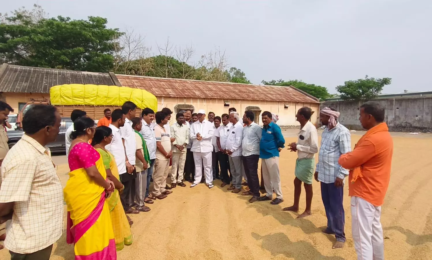 Cong. MLA Promises Relief to Rain-Hit Farmers